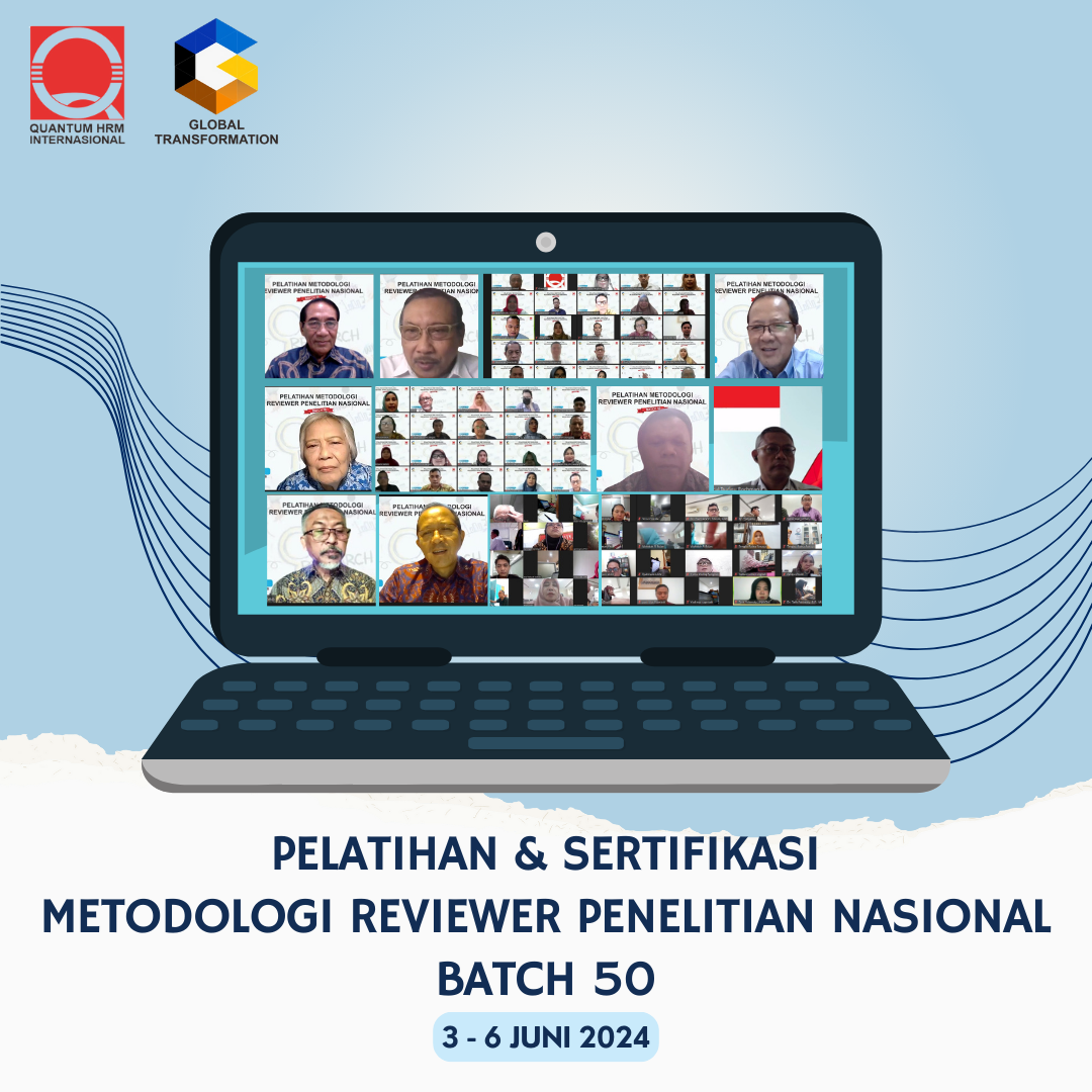 Pelatihan dan Sertifikasi Metodologi Reviewer Penelitian Nasional Batch 50