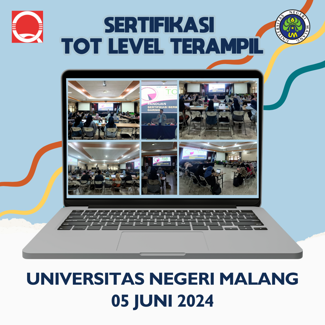 Sertifikasi Training of Trainer (ToT) pada level terampil di Universitas Negeri Malang (UM)