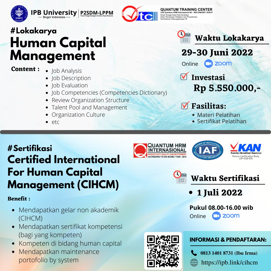 Lokakarya dan Sertifikasi 